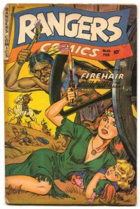 Rangers #63 1952-Firehair- headlight cover VG-