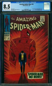 Amazing Spider-Man 50 CGC 8.5  1st Kingpin  ow/w pages!