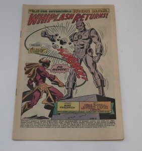 The Invincible Iron Man #62 1973 Whiplash Marvel Comics Coverless