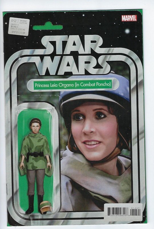 Star Wars #12 Christopher Action Figure Cover Princess Leia (2021) {NM}