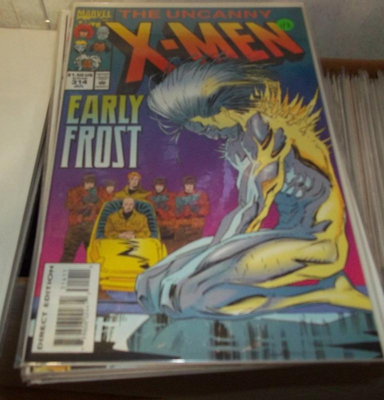 UNCANNY X-MEN #314 COMIC early frost    MARVEL professor x 