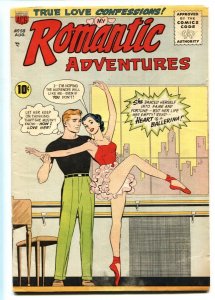 My Romantic Adventures #58 1955-ACG-Ballerina-Auto Racing story