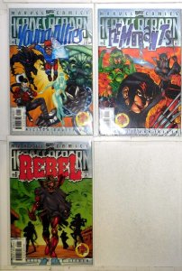 Heroes Reborn Lot 3 #Rebel 1, Remnants 1, Young Allies 1 2000 Marvel Comics