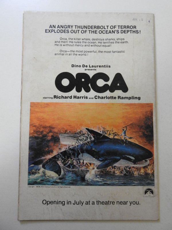 The Eternals #15 (1977) VG Condition moisture stain