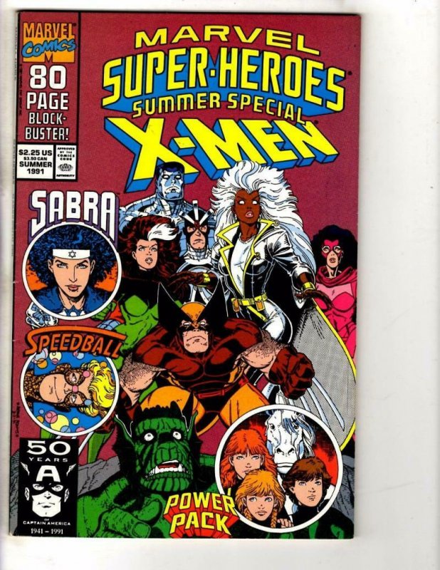 MARVEL SUPER-HEROES #6, VF, Summer Special, X-Men, 1991 more in store