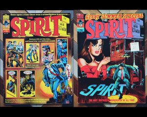 THE SPIRIT #15-16 FN/VF (Warren Mag 1976) Set Of 2 Classic WILL EISNER stories