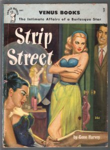 Venus Books #169 1952-Strip Street-Gene Harvey-George Gross spicy cover-VG