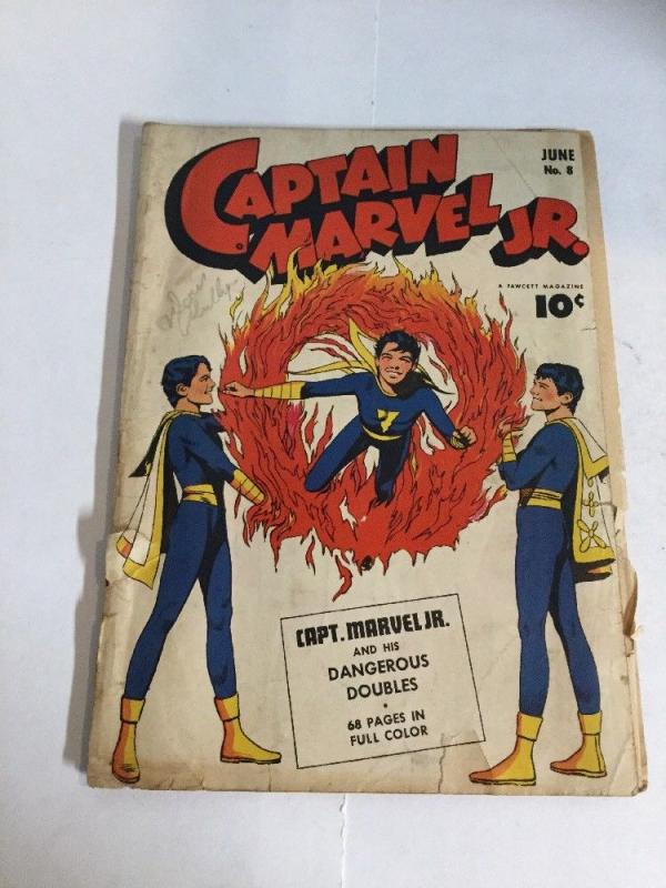 Captain Marvel Jr 8 Gd Good 2.0Q Cover Detached Golden Age