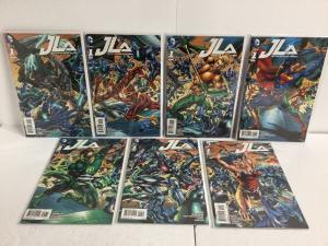 JLA Issue 1 Connecting Cover Variant Set Nm Near Mint DC Comics IK