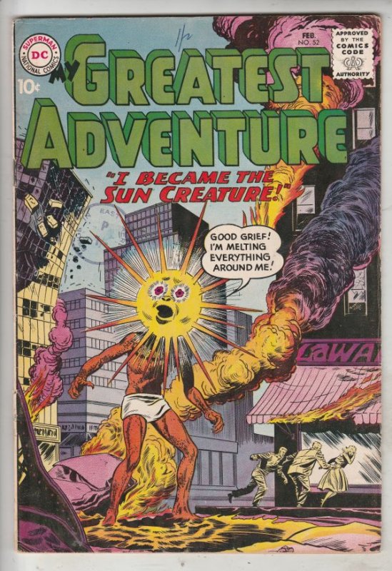 My Greatest Adventure #52 (Feb-61) FN+ Mid-High-Grade 