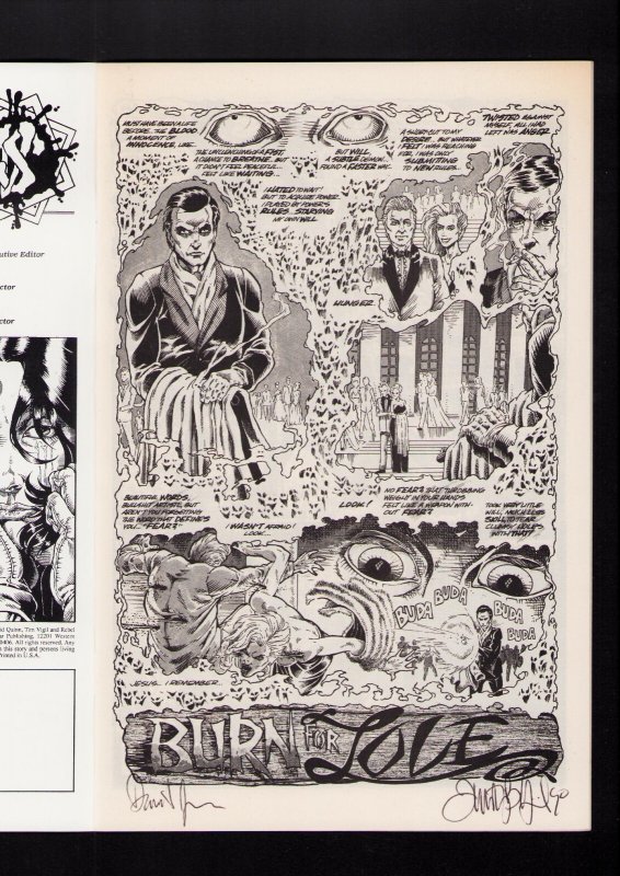 Faust #3 - INTERIOR SIGNED BY TIM VIGIL & DAVID QUINN! (8.5) 1989