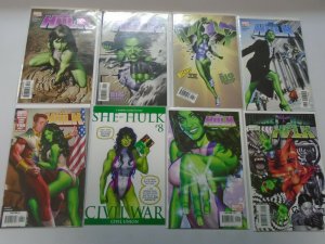 She-Hulk comic lot 15 different issues 8.0 VF (2004-09 1st and 2nd Series)