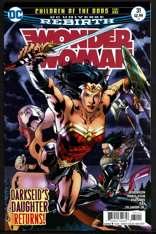 Wonder Woman #31  (Nov 2017 DC Rebirth)  9.4 NM