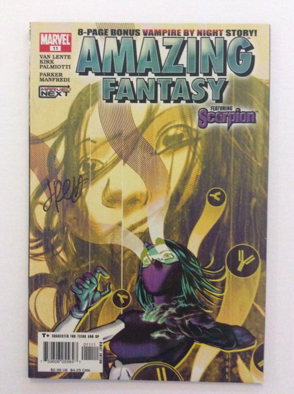 AMAZING FANTASY #11 - Scorpion - Signed by Inker Jimmy Palmiotti w/COA