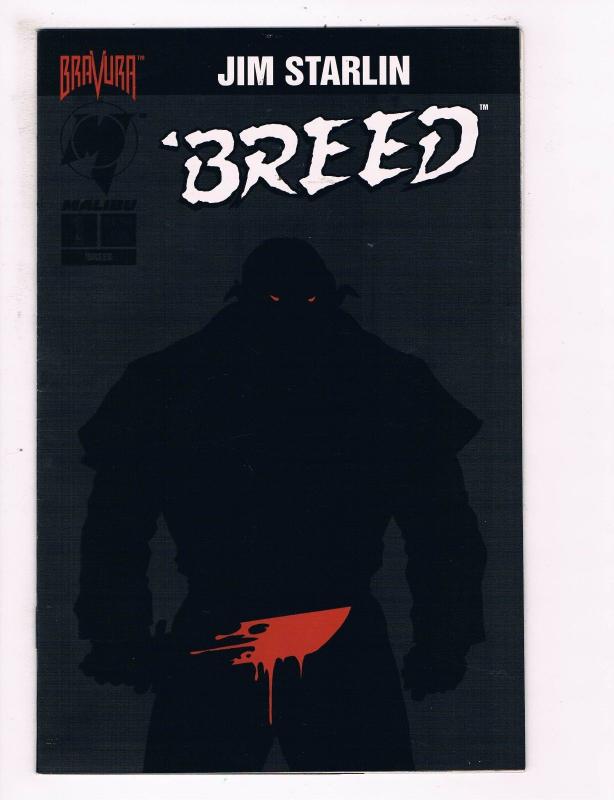 Jim Starlin S Breed 1 Nm Bravura Comic Books Creator Of Thanos Black Cover Sw3 Hipcomic