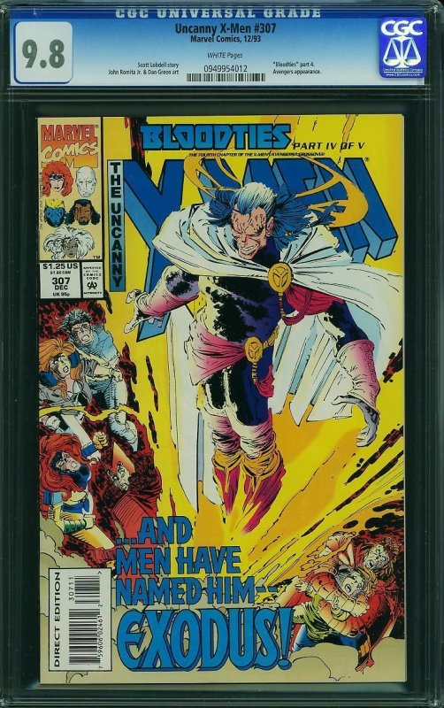 X-Men #307 (1993) CGC 9.8 NM/MT