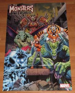 Monsters Unleashed #1 Art Adams Folded Promo Poster 24 x 36 (2017) - New!