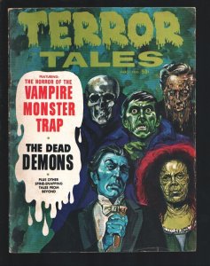Terror Tales Vol. 2 #2 1970-Eerie-Monster horror cover-Vampire-revenge-skulls...