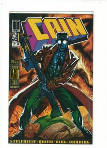 Cain #1 NM- 9.2 Harris Comics 1993 Sealed W/ Trading Card 