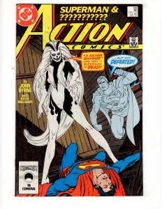 Action Comics #595 (8.5-9.0) 1987 - 1st Appearance of SILVER BANSHEE / ID#029