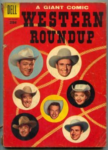 Western Roundup #13 1956- Gene Autry-Roy Rogers-Dale Evans VG