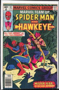 Marvel Team-Up #92 (1980) Hawkeye [Key Issue]