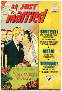 Just Married #23 1962- Spicy Romance Charlton Comic- Other Woman fr/g