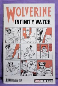 WOLVERINE INFINITY WATCH #2 Nao Fuji Cat Variant Cover (Marvel 2019)