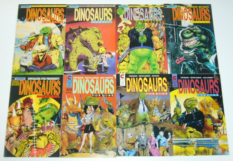 Dinosaurs For Hire #1-9 FN complete series + fall special + 3-D - eternity comic