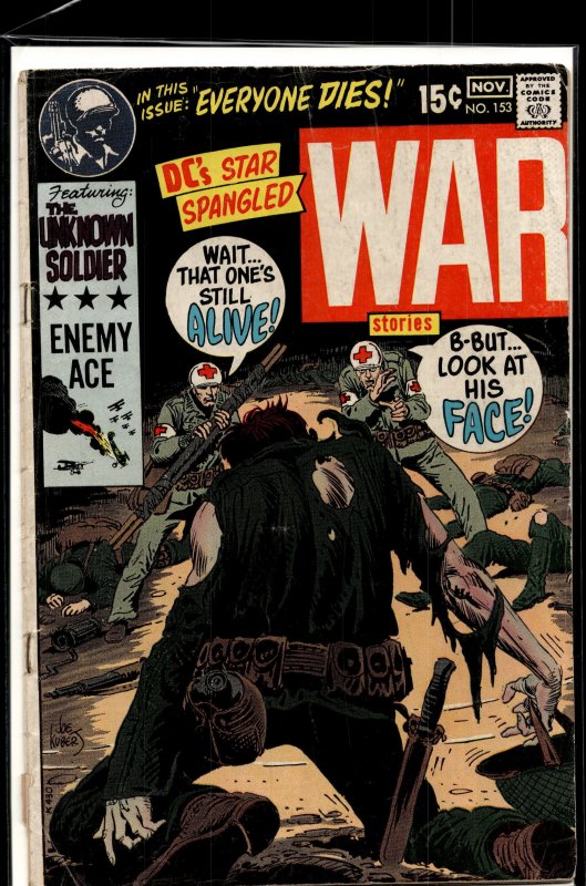 Star Spangled War Stories #153 (1970) Unknown Soldier