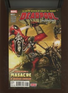 (2016) Deadpool #3.1: KEY ISSUE! PRINTED IN SPANISH! WE COMBINE SHIPPING! (9.2)