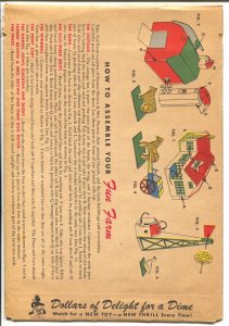 Fun Farm 24 Piece Set In Original Envelope 1940's-10¢ price-complete set-VF