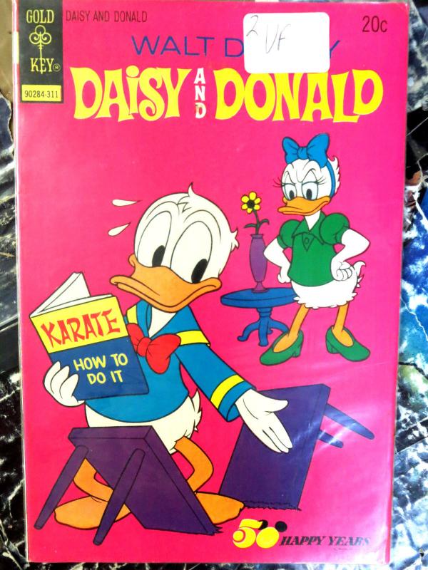 WALT DISNEY'S DONALD DUCK - 6 issues Gold Key VF/+ Daisy Huey Dewey Louie