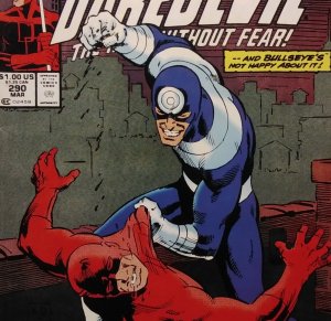 Daredevil #290 Newsstand Bullseye (1991)