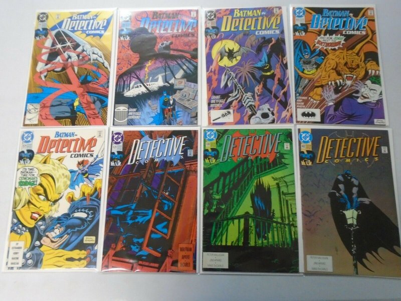 Detective Comics lot 26 different from #600-649 avg 8.0 VF (1989-92)