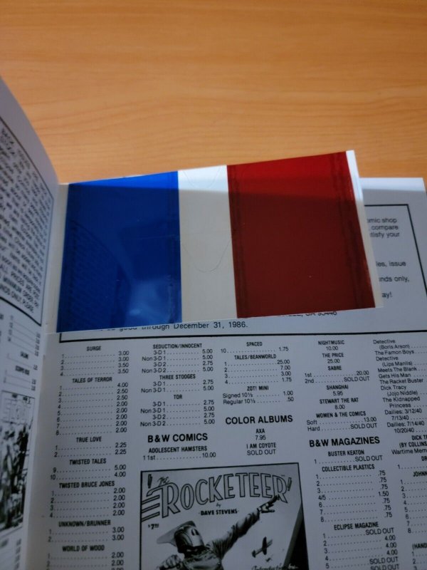 Adolescent Radioactive Black Belt Hamsters 3-D #4 ~ NEAR MINT NM ~ 1986 Eclipse