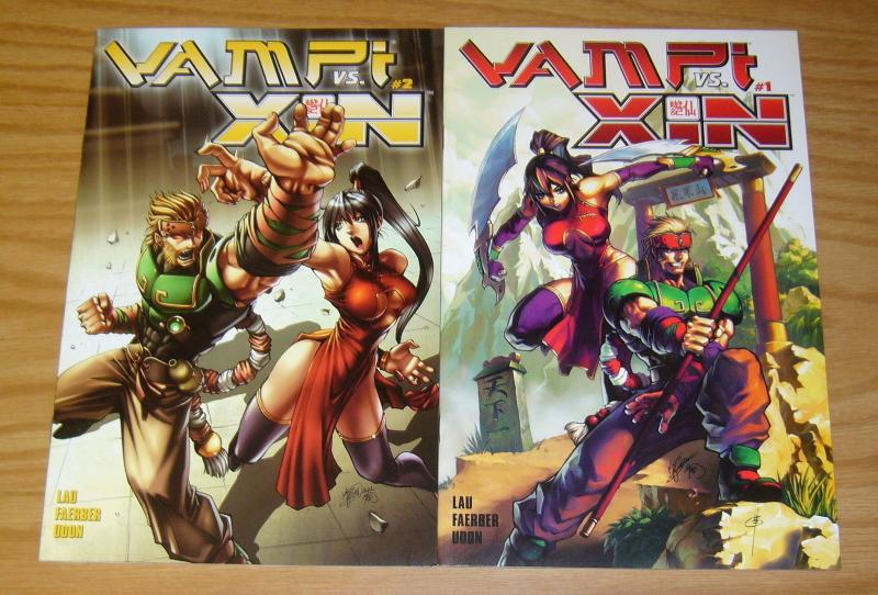 Vampi vs Xin #1-2 VF/NM complete series - vampirella - monkey king - udon art