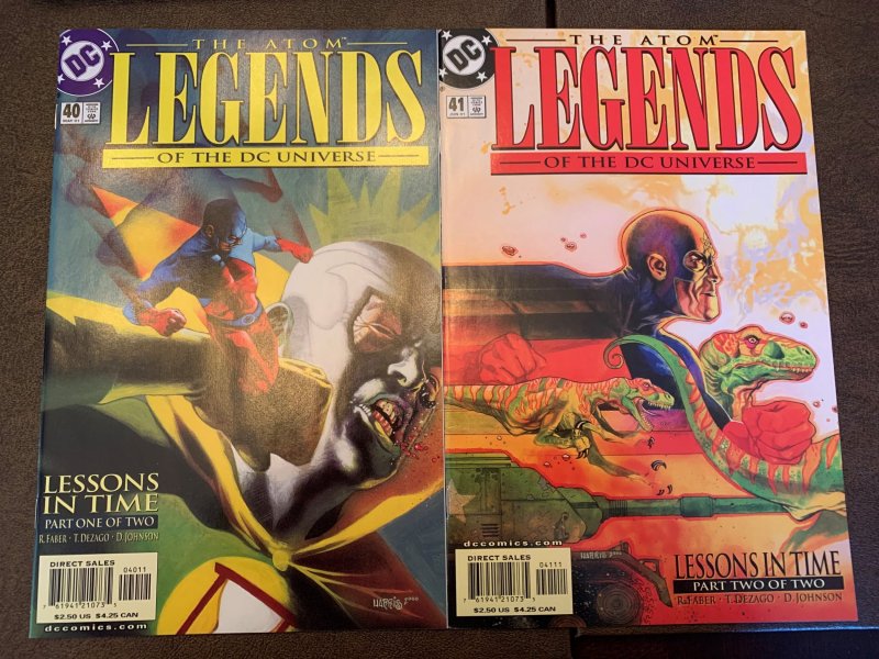 Legends of the DC Universe #40-41 (last issue)  2 Part Atom Set!  2001