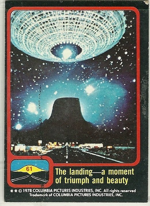 Close Encounters of the Third Kind Trading Cards