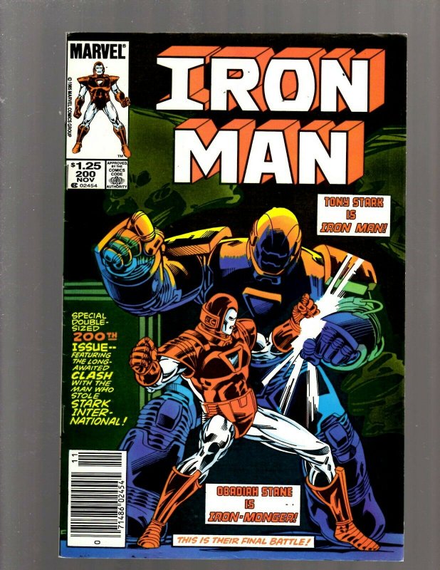 Lot of 12 Iron Man Comics #199 200 202 204 205 206 207 208 209 211 212 215 GB2