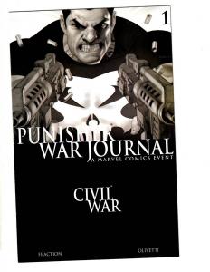 Lot Of 6 Punisher War Journal Marvel Comic Books # 1 (2) 6 7 (2) 9 Civil War MK7