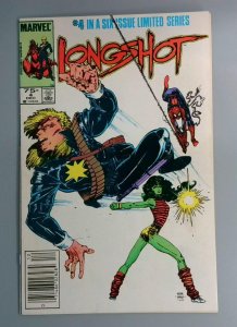 Longshot #4, VF+ She-Hulk, Spider-Man Marvel Comics, 1985 JR1