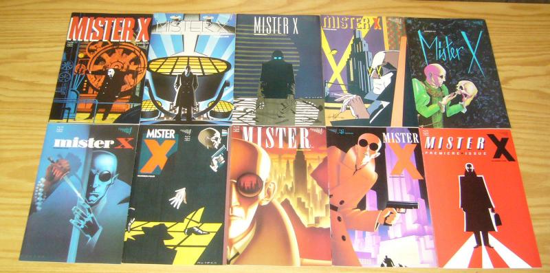 Mister X #1-14 VF/NM complete series - vortex comics - dean motter - seth set