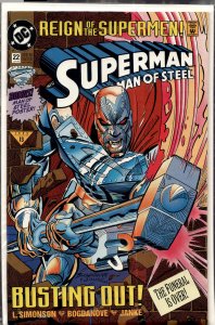 Superman: The Man of Steel #22 (1993) Steel [Key Issue]