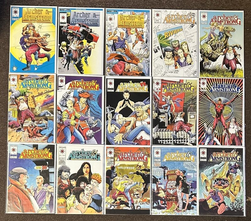 Archer & Armstrong #0,1,2,5,6,7,8,9,10,11,12,13,14,16,17 Valiant Lot