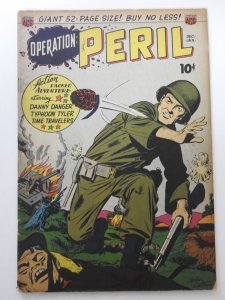 Operation: Peril #2 (1950) VHTF Comic! Sharp Solid VG Condition!