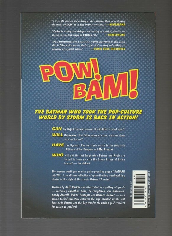 2014 BATMAN '66 Volume 1 SC VF+ 8.5 1st DC Comics / Fisherman Collection