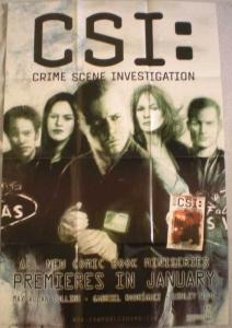 CSI : CRIME SCENE INVESTIGION Promo poster, 2002, Unused, more in our store