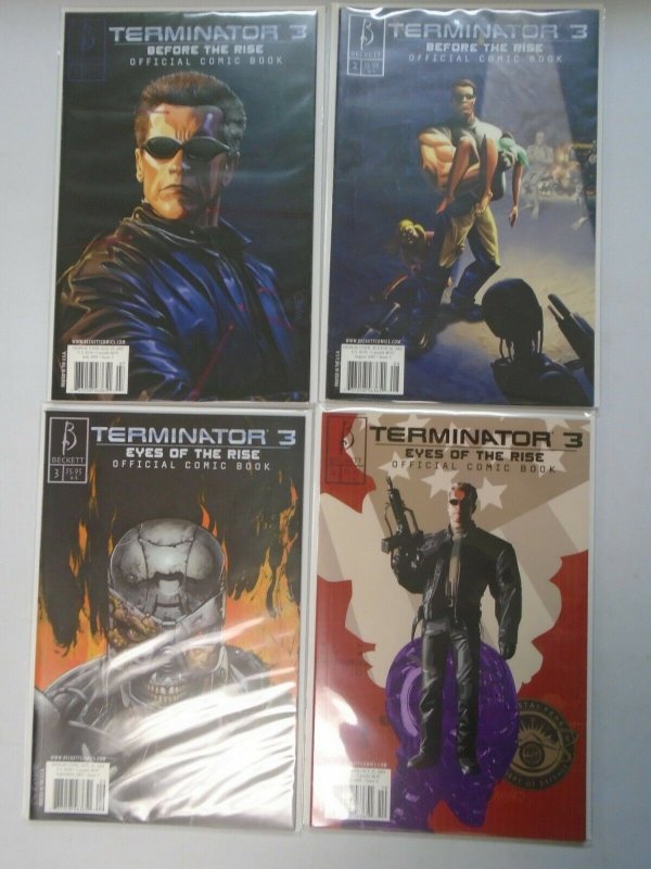 Terminator 3 Before the Rise run #1-4 8.0 VF (2003 Beckett)