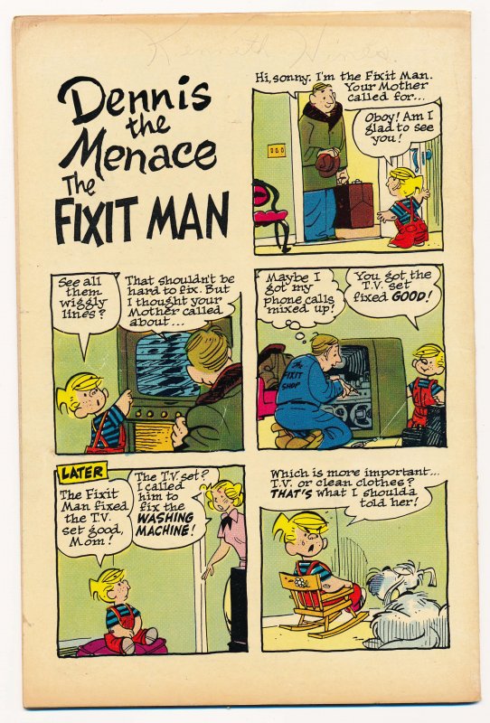 Dennis the Menace (1953 Standard/Pines/Haliden) #94 GD/VG